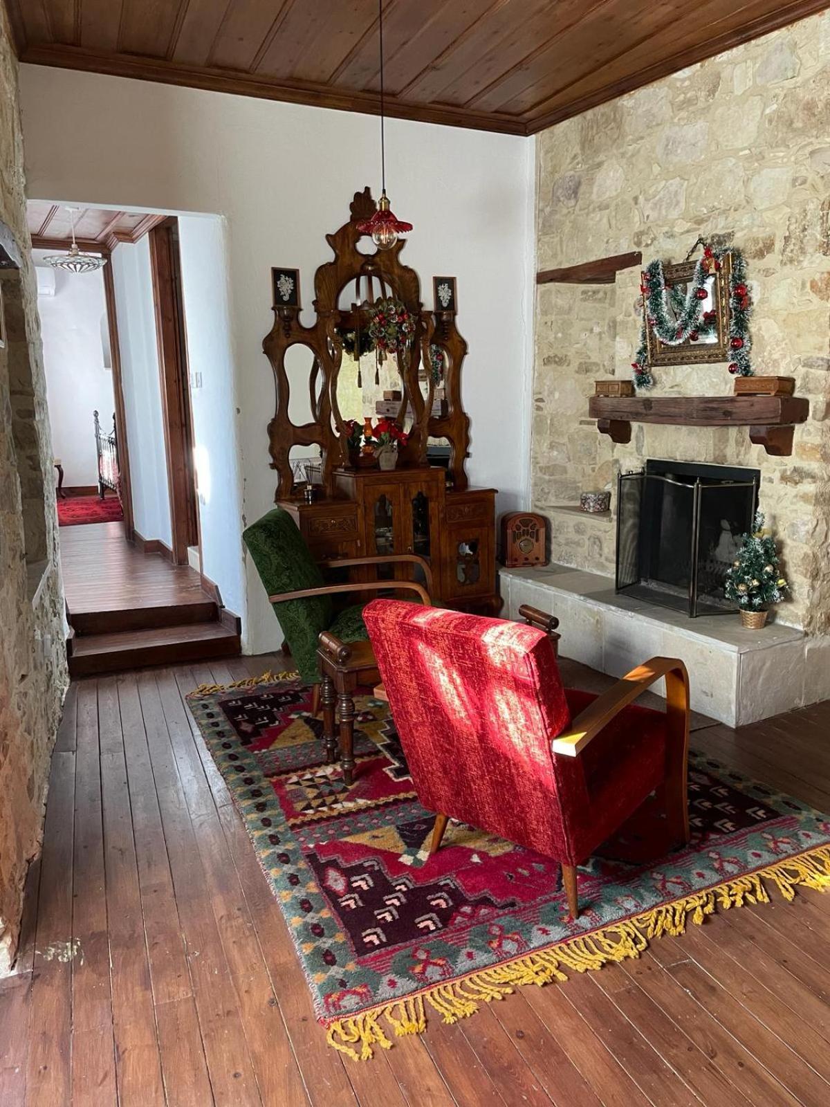 Afames House - Beautiful Traditional House Omodos Buitenkant foto