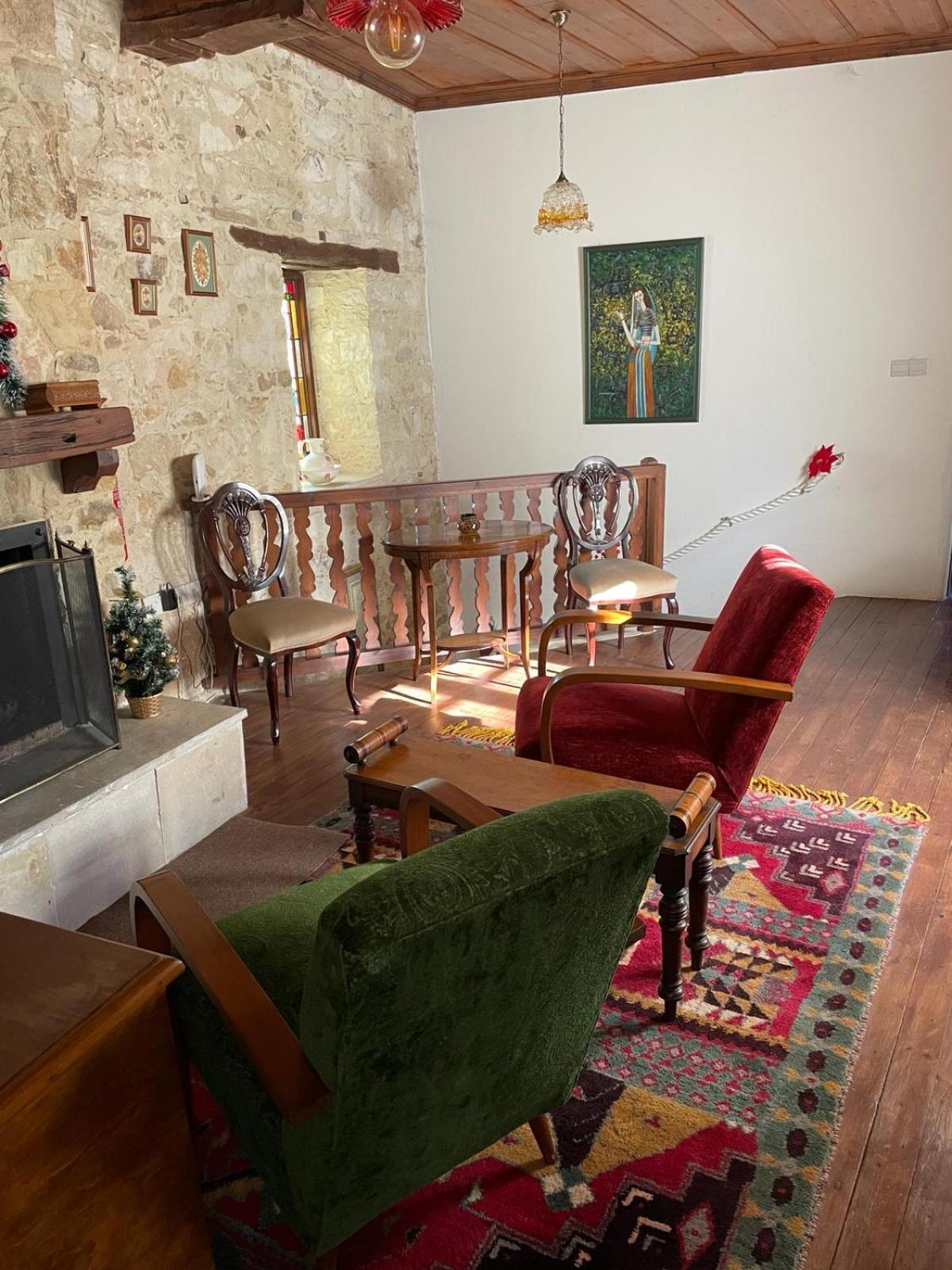Afames House - Beautiful Traditional House Omodos Buitenkant foto
